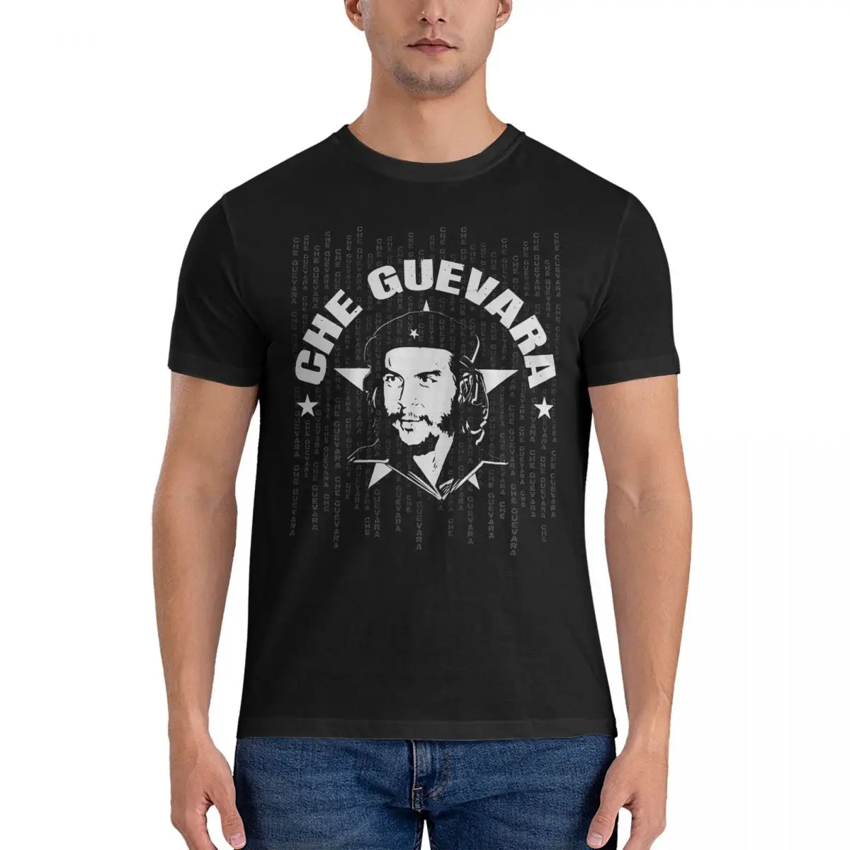 Men Rebel Cuban Guerrilla T Shirts  Che Guevara Pure Cotton Tops Awesome Short Sleeve Round Collar Tees Summer T-Shirts