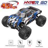 MJX Hyper Go H16H H16E GPS RC Car 45KM/H 1:16 4WD Electric High Speed Off-Road RC Drift Monster Truck for Kids VS WLtoys 144010