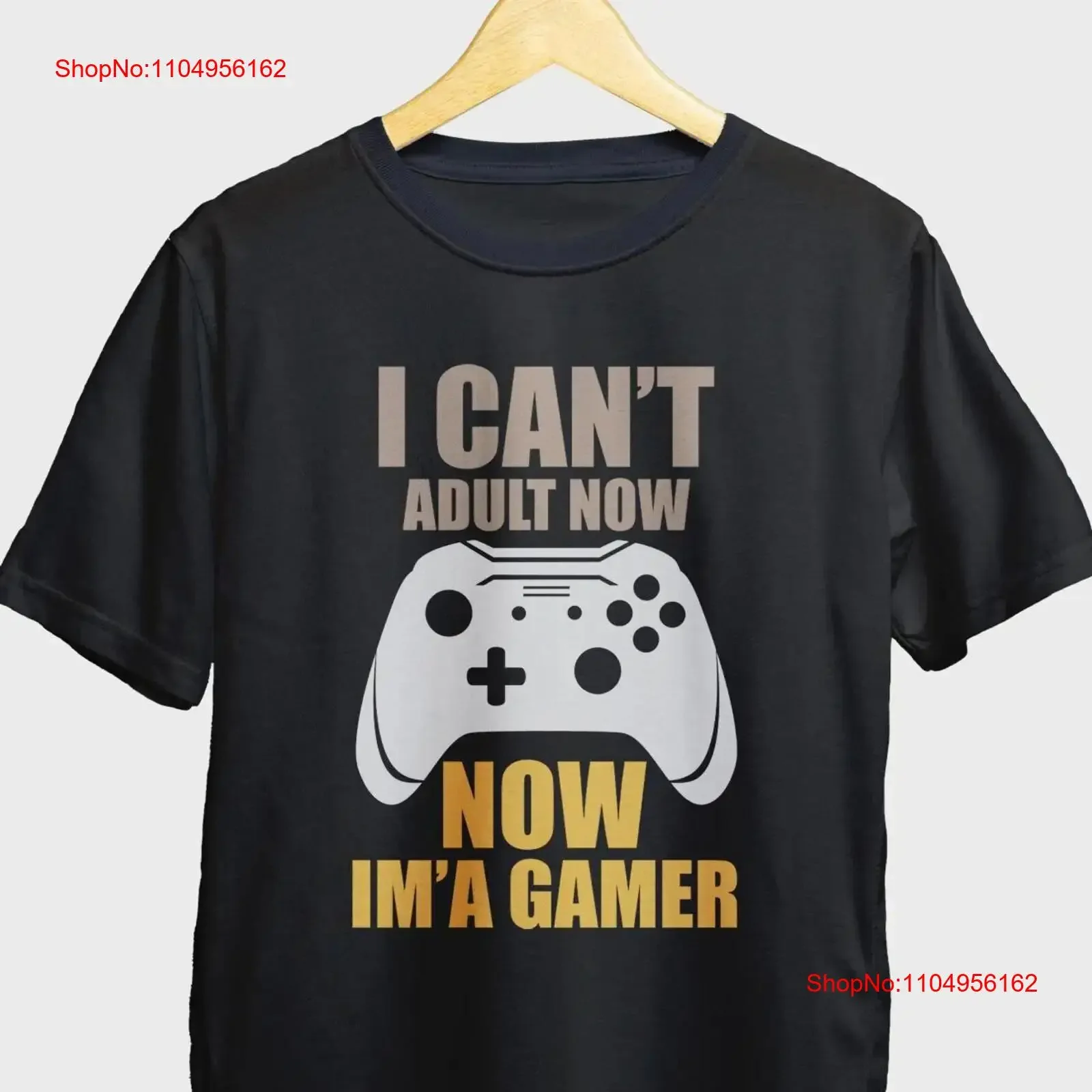 

Футболка «Я не могу, теперь мне геймер», забавная футболка для тренировок, винтажная стираная дышащая мужская уличная одежда, удобная
