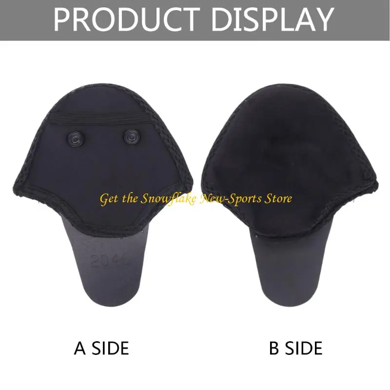 E56D 1 Pair Ear Warmers Earmuffs Bicycles Easy to Install Comfortable Cycling Ear Cover for Helmets