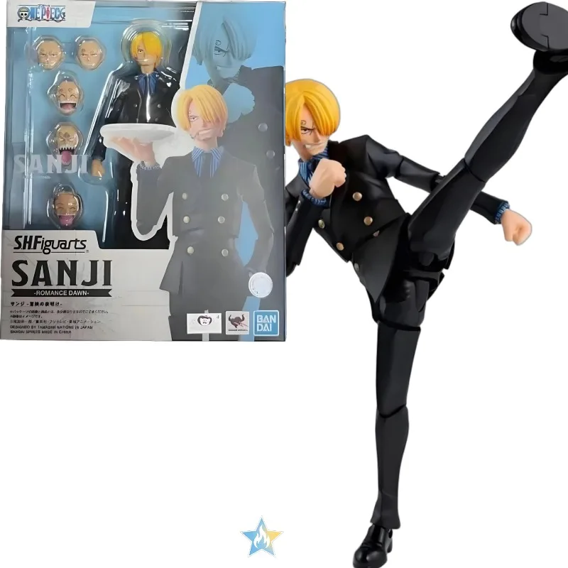 Figura de Acción Articulada Original Bandai SHF One Piece Sanji Dawn of Adventure East Blue Saga, en Stock