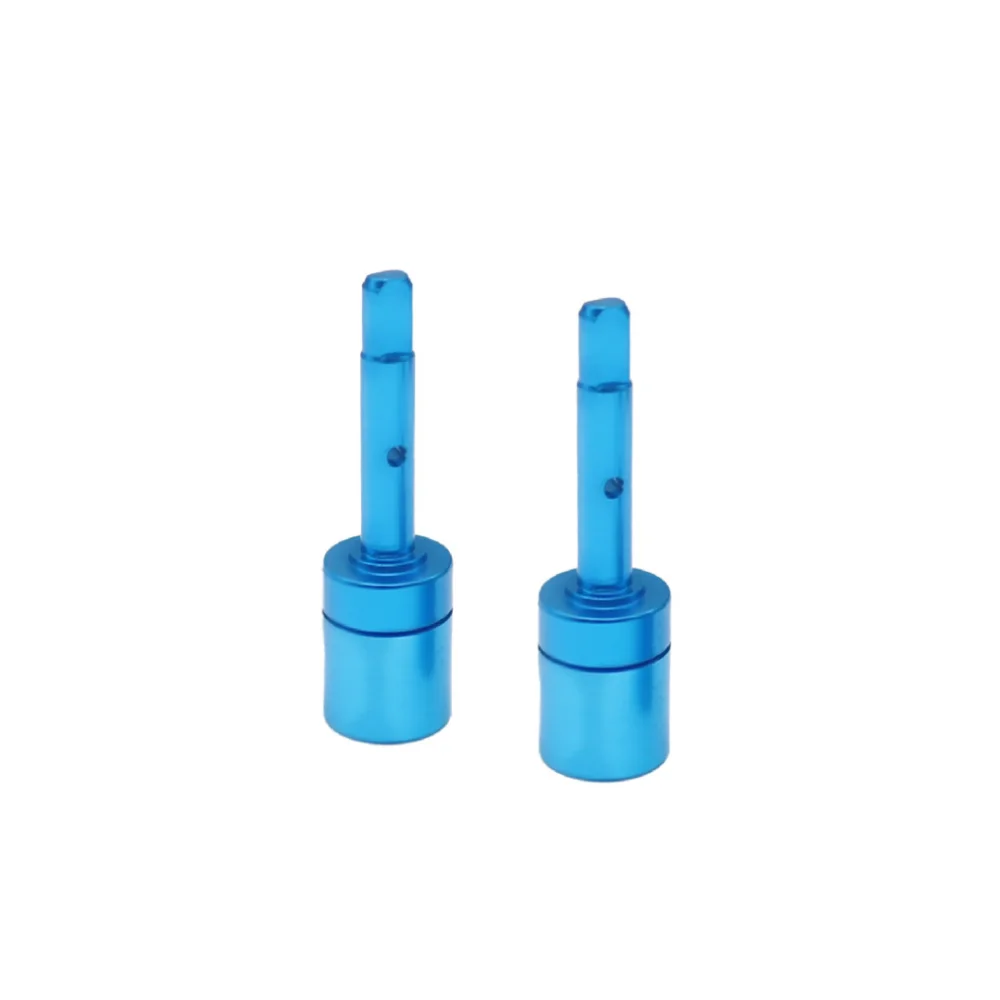 

1/10 Blue Center Drive Shaft Aluminum Alloy Durable Front Steering Cup RC Vehicle Accessories Easy to Install for Tamiya TT02