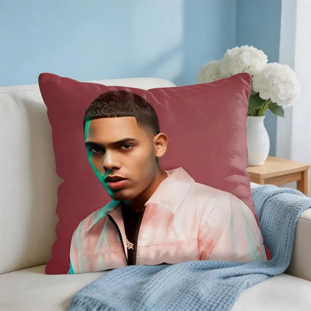 M-Myke Towers LALA Cushion Cover Square Pillow Bedroom Sofa Leisure Comfort Living Room Home Decoration 40X40