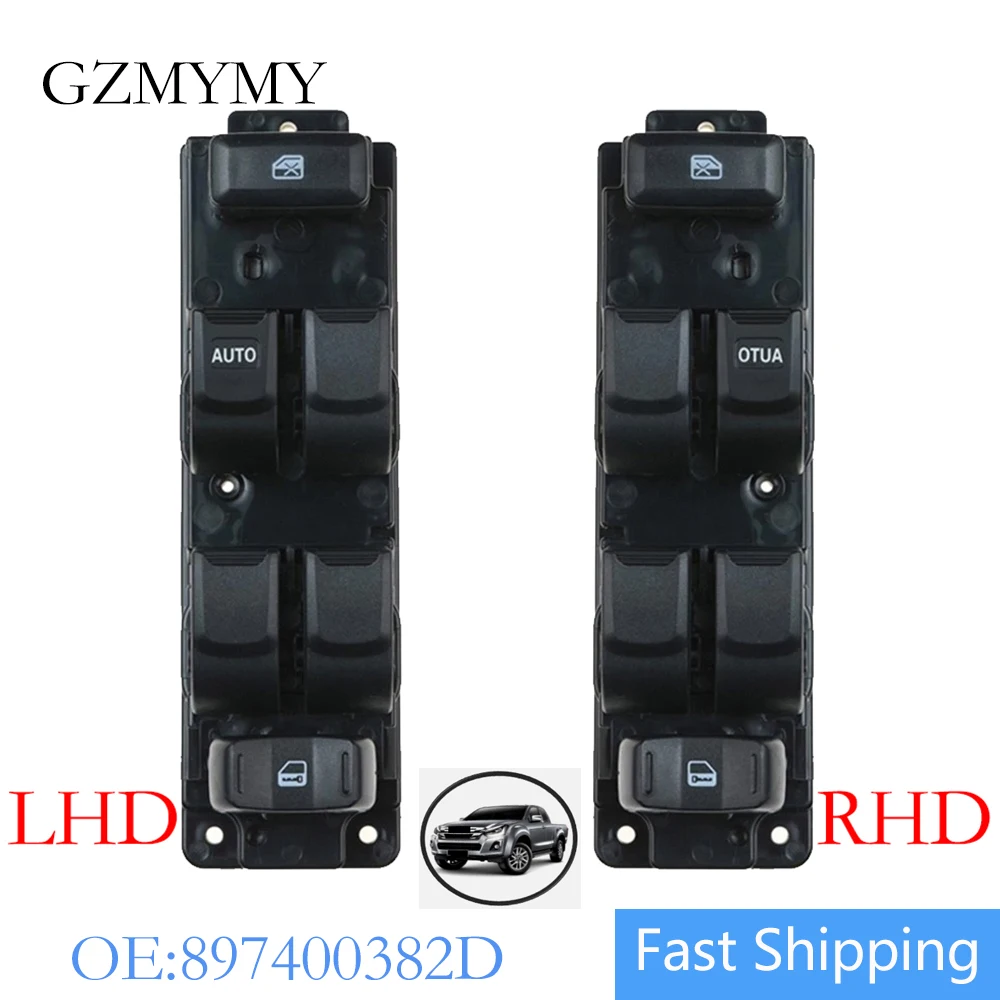 

Power Window Lift Control Switch for Isuzu D-Max 2003 2004 2005 2006 2007-2011 Window REGULATOR Switch 897400382D 897400382