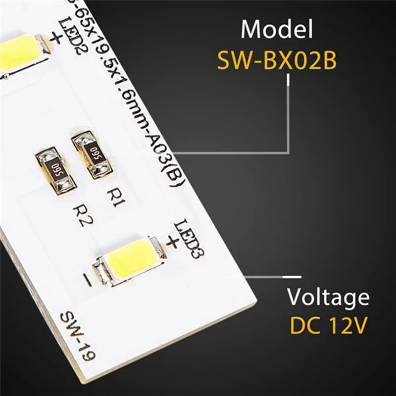 2 قطعة SW-BX02B استبدال الثلاجة LED ضوء مجلس ZBE2350HCA ضوء بار SW-BX02B