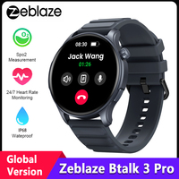 Zeblaze Btalk 3 Pro Smart Watch 1.43in AMOLED Display Hi-Fi Bluetooth Phone Calls SpO2 Health Monitor Fitness Tracker Smartwatch