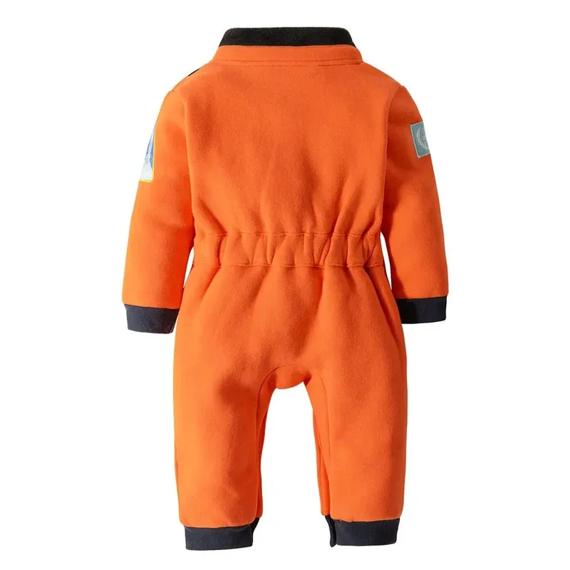 

a7d@Kids Space Suit Halloween Christmas Astronaut Cospaly Costume For Baby Boys Girls Rompers Toddler Fancy Birthday Party Pajam