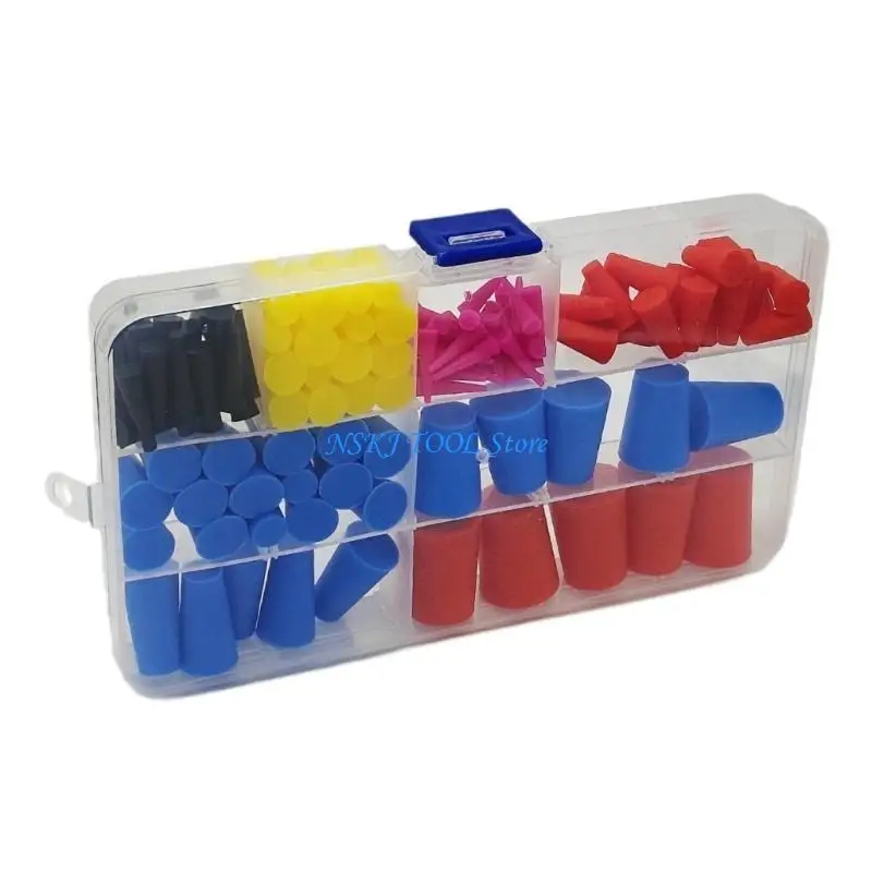 

L8RC Uprgaded Essential Rubber Set Rubber Assortment Essential Rubber Set Конические штекеры Силиконовые заглушки для маскировки