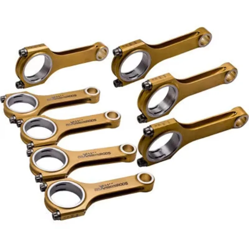 MaXpeedingrods New 8Pcs H-Beam Forged Connecting Rods+ARP Bolts For Toyota 1UR 4.6L / 3UR 5.7L 800HP