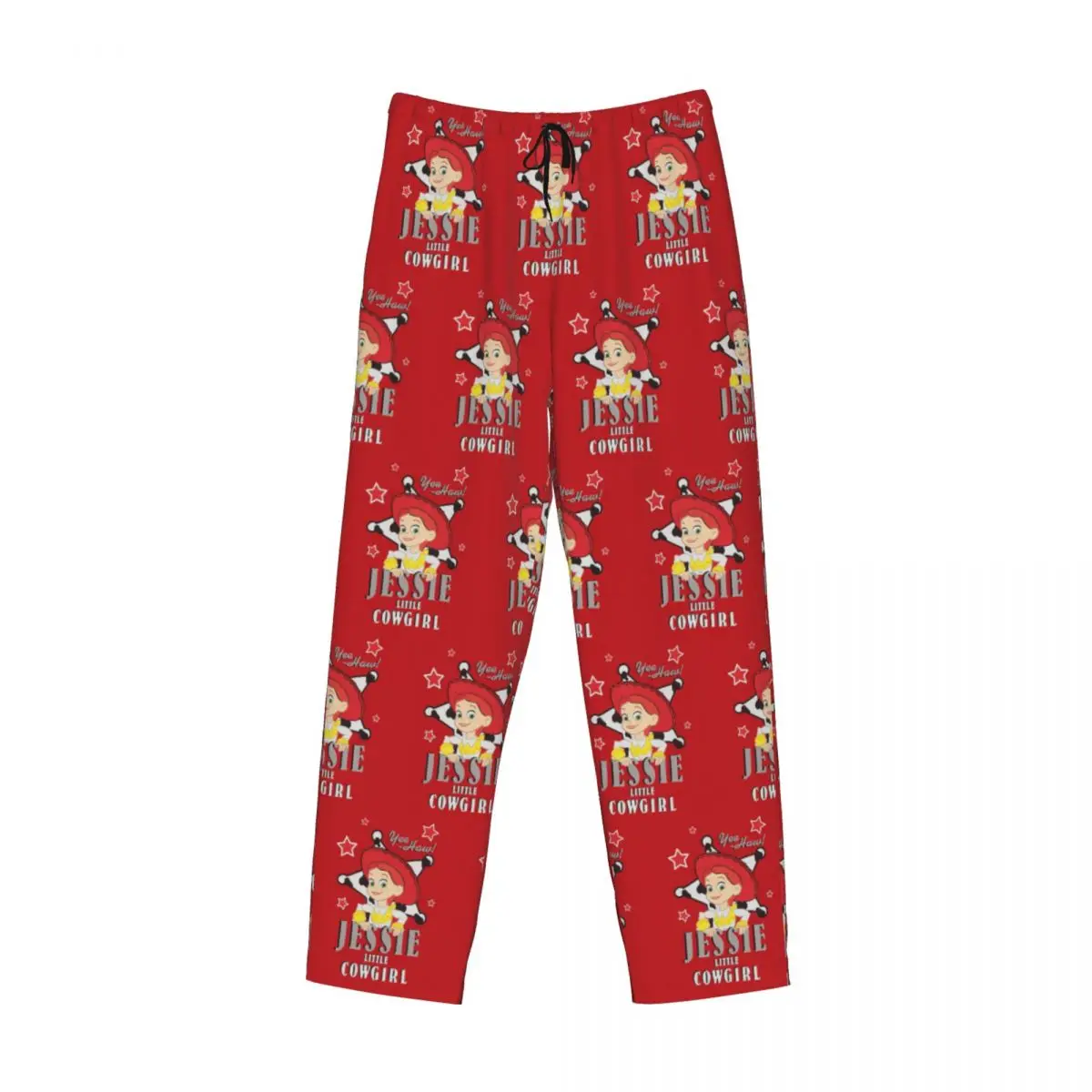 Pantalones de pijama personalizados Toy Story Cowgirl Jessie, ropa de dormir para hombre, cintura elástica, pantalones clásicos Kawaii para dormir con bolsillos