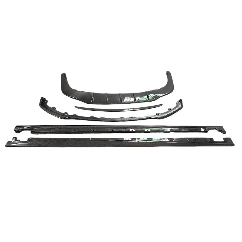 Suitable for the new Bentley Flying Spur carbon fiber body kit, front and rear diffusers, side skirts, rear spoiler