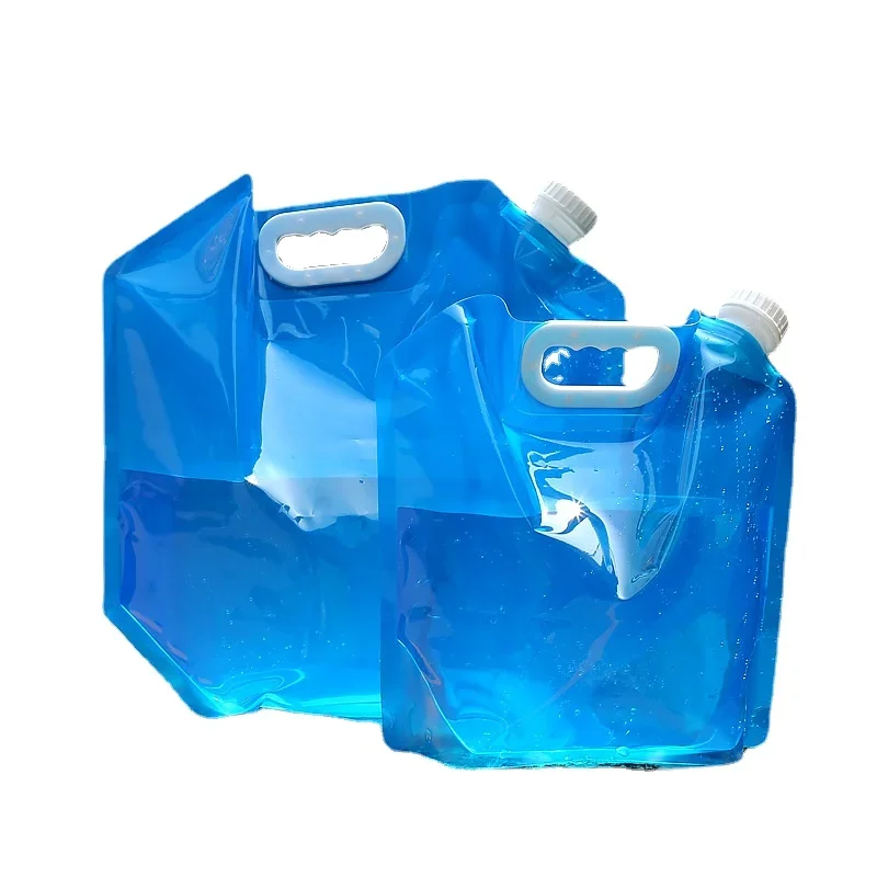 5L Outdoor Foldable Folding Collapsible Drinking Car Water Bag Carrier Container Outdoor Camping Hiking Picnic Emergency Kits