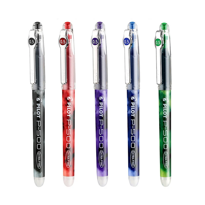 Pilot P500/P700 Gel Pen 0.5/0.7mm Rolling Ball Pens Extra Fine Point Student Pen