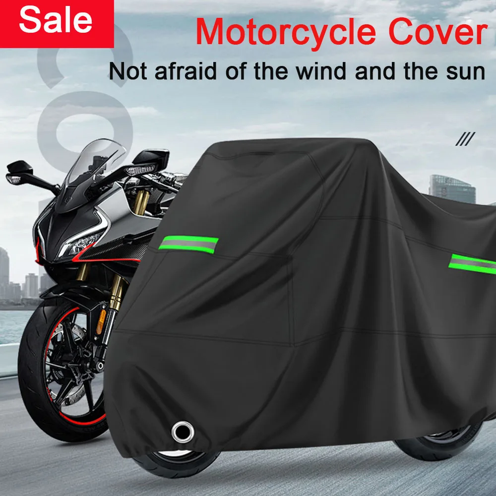 Motorcycle Cover M L XL XXL Universal Outdoor Uv Protector Bike Rain Dustproof Scooter Covers Waterproof Protective Cover