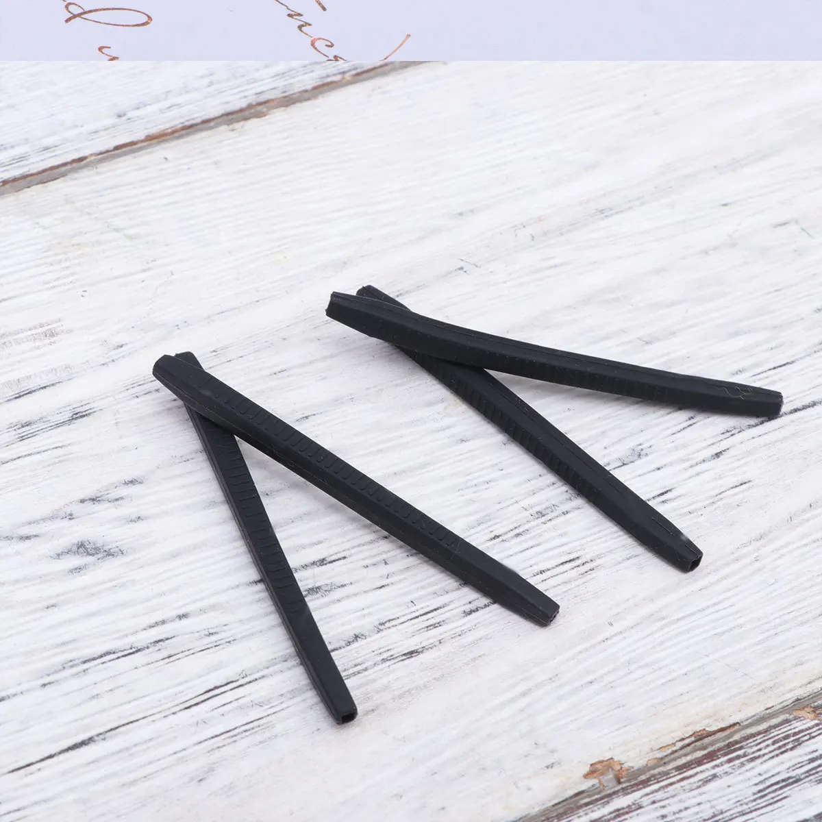 

10Pair Silicone Sleeve for Glasses Non-Slip Set Comfortable Ear Hook Kit for Running Climbing Surfing Daily Wear Black