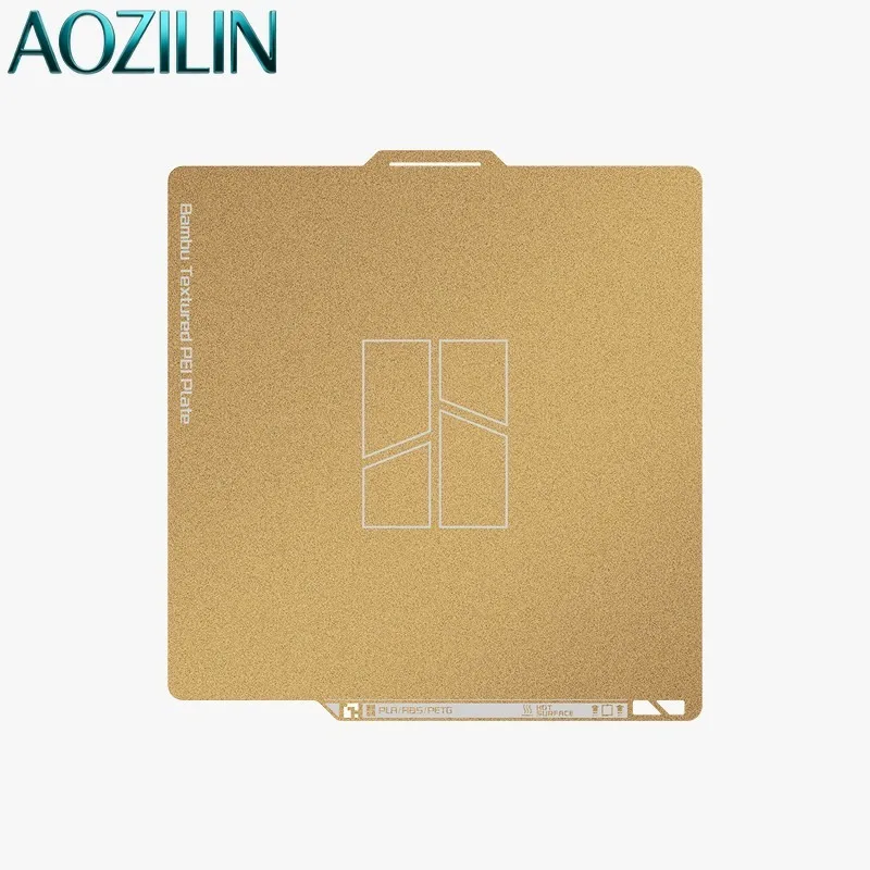 AOZILIN Textured Surface PEI Print Bed Plate Replacement Parts for X2D P2S P1 A1 X1