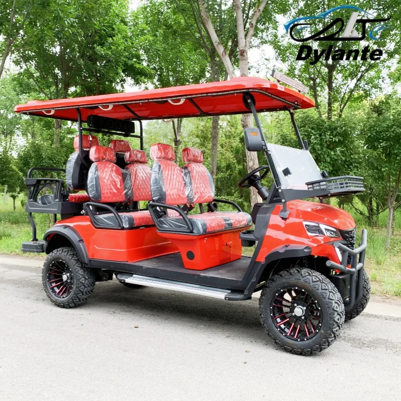 عربات جولف مخصصة، مركبات كهربائية أربع عجلات منزلية جديدة صديقة للبيئة، عربات جولف للطرق الوعرة