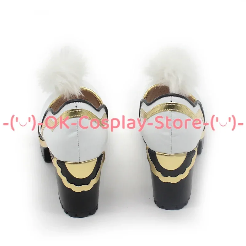 [Customized] Honkai Impact 3 Bronya Zaychik Cosplay Shoes Honkai: Star Rail Anime Roleplay Prop Halloween Party PU Leather Boots