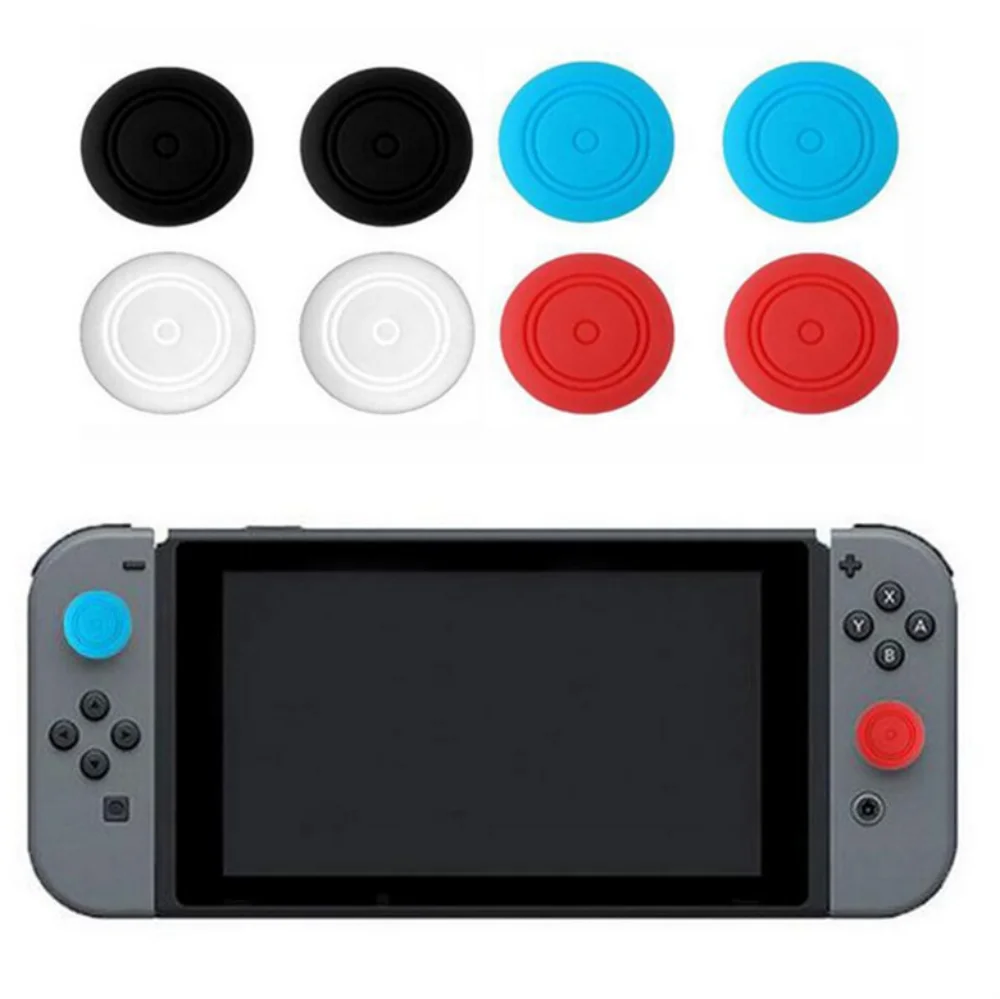 8PCS Replacement Silicone Thumbsticks Joystick Cap Cover For Nintend Switch Controller Protection silicone stick caps For Joycon 