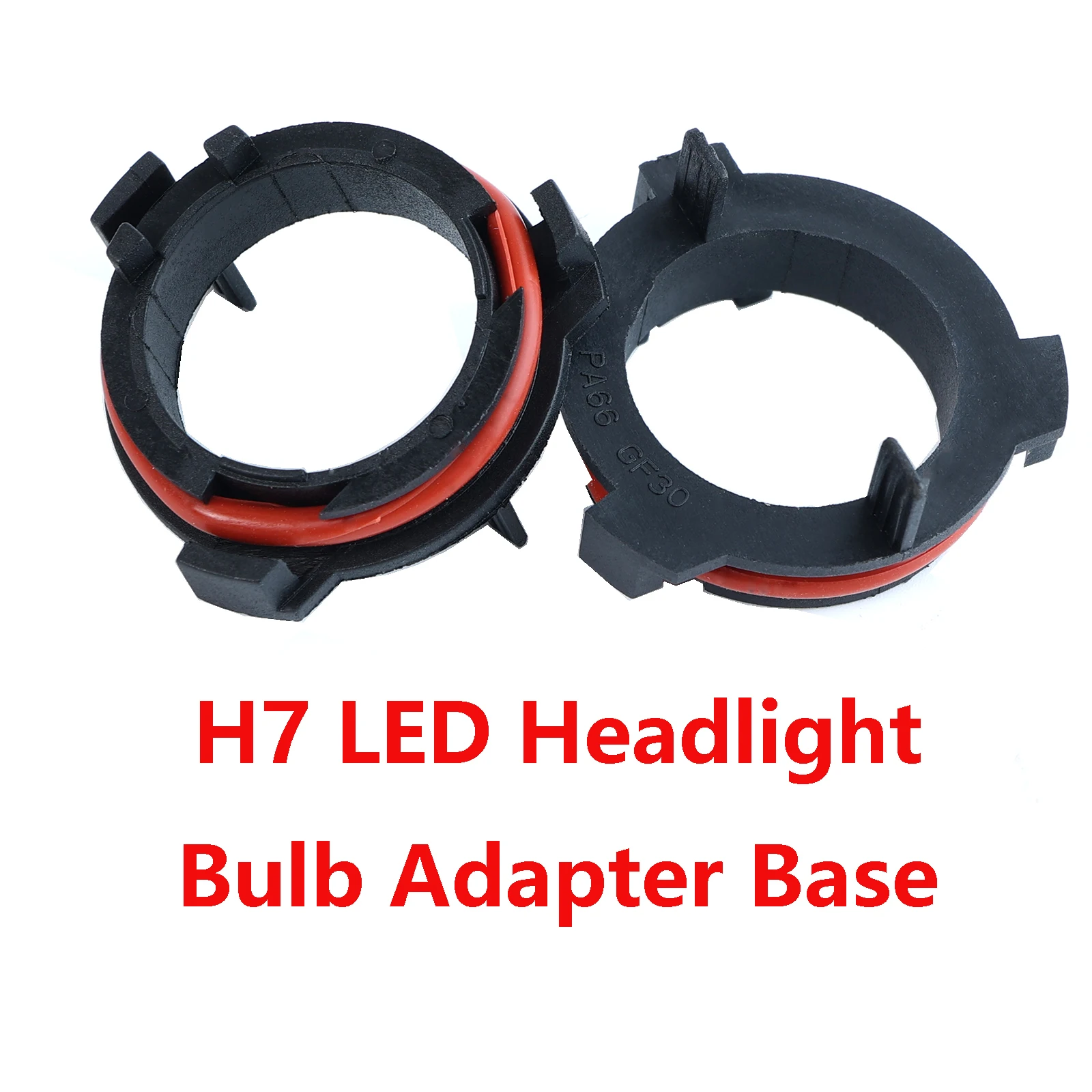 2Pcs For Mazda CX-60 BT-50 MX-5 MX-30 Tribute Miata H7 Car LED Headlight Bulb Base Adapter Retainer Headlamp Socket Holder Clip