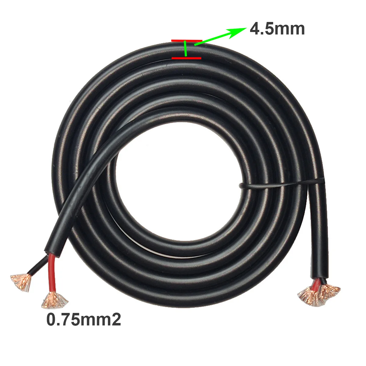 DC 5,5mm x 2,5mm macho a encendedor de cigarrillos de coche cargador de enchufe macho fuente de alimentación automática Cable de 18AWG para cámara CCTV refrigerador de coche