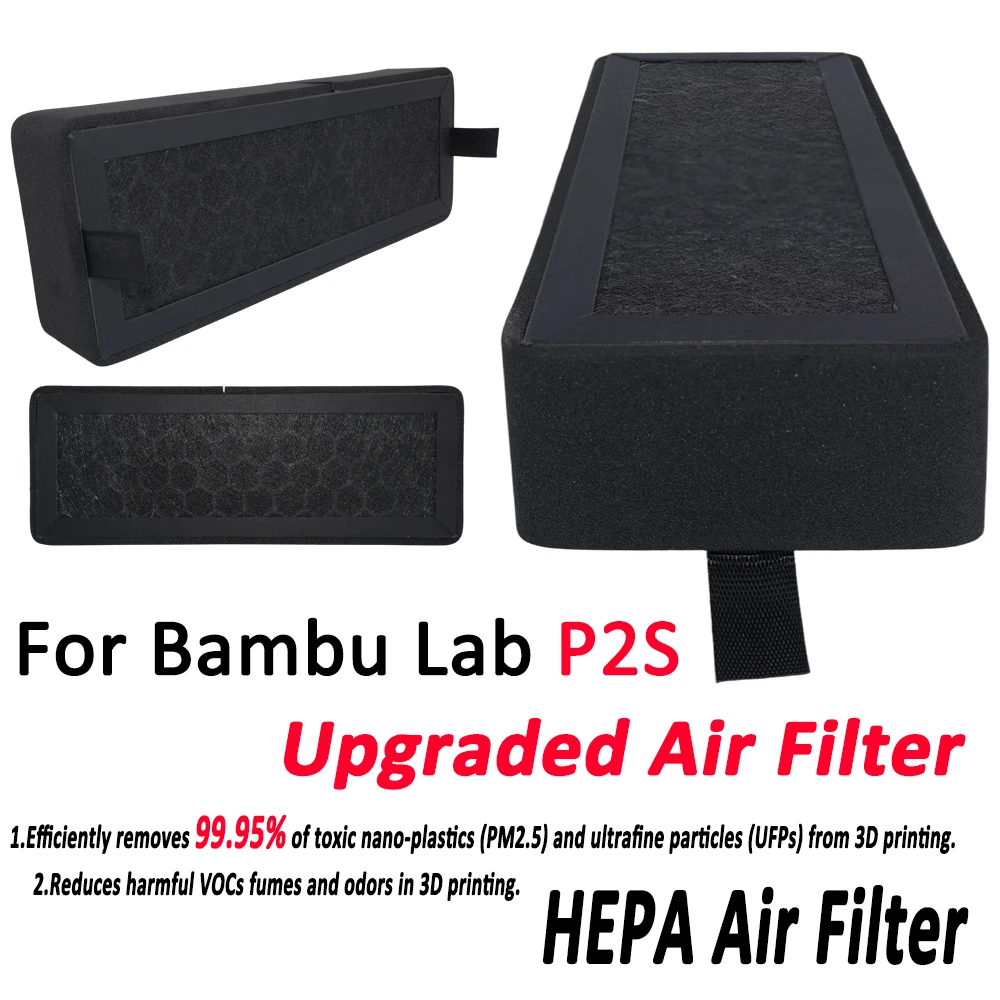 

NEW P2S Air Filter For Bambu Lab P2S Filter HEPA 13 Activated Carbon Combo Air Filter Bambulab P2S Accessories