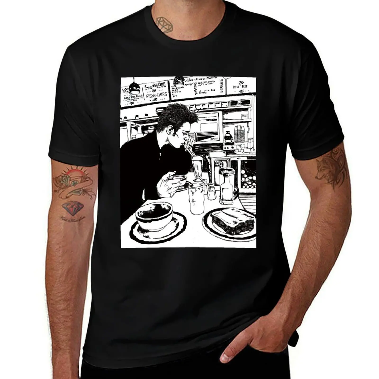 

Paul-Simonon--Essential-T-Shirt t shirt man cotton g man t shirts for men t shirts for man graphic vintage T-shirt