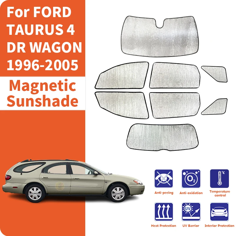 Custom Car Window Sunshade Anti-UV Car Sun Window Visors Sunshade Covers Accessories For FORD TAURUS 4 DR WAGON 1996-2005