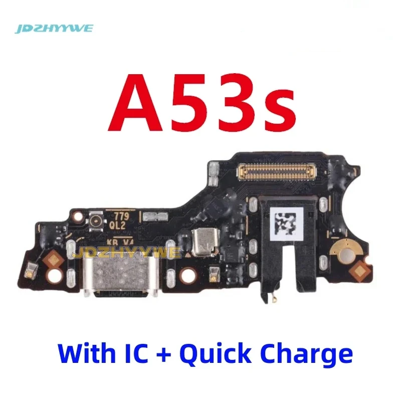 Original USB Charge Dock Port Jack Connector Flex Cable For OPPO  A32  A35 A52 4G A53 A53S A54 A54S 5G Charging Board Module