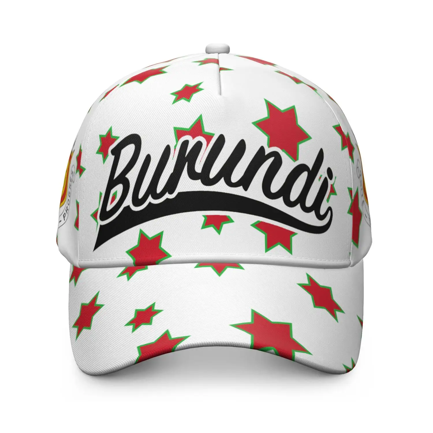 Burundi Baseball Cap Free Custom Name Number Teams Logo Bdi Hat Burundian Country Flag Print Photo Headgear