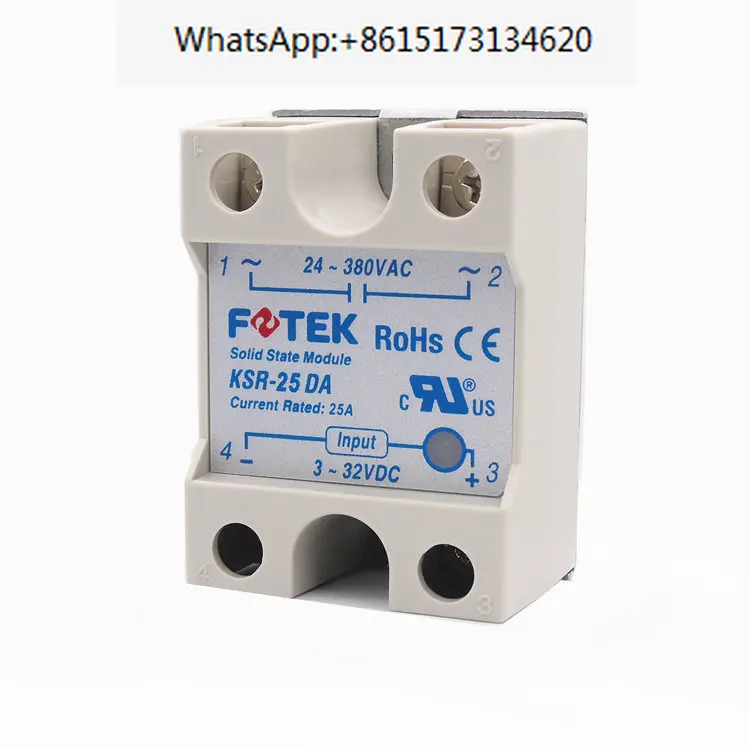 

4 pieces Taiwan original Yangming single-phase Solid-state relay KSR-25DA DC control AC thyristor 25A