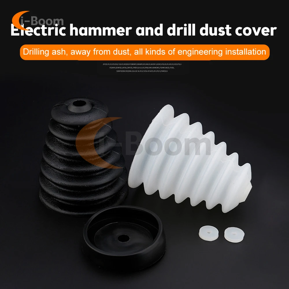 Electric Hammer Dust Cover Rubber Impact Drill Pick Up Ash Catcher High Elasticity Dust Collector Device Power Tool Accessories