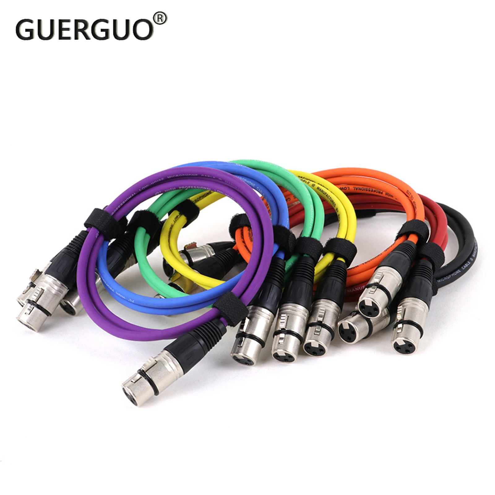 

XLR Microphone Cable 3Pin Female to Female Connector for Speaker or PA System, All Copper Conductors with 6MM PVC Jacket 0.3-15M