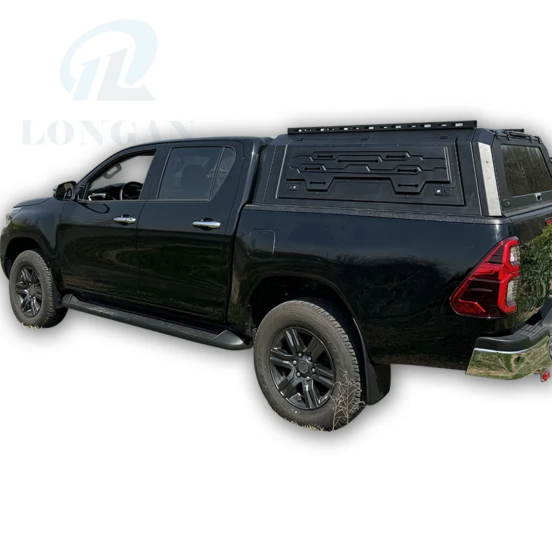 Truck Camper Black Canopy 4X4 Pickupk Truck Canopy Cover Customizable for Ford Raptor Ranger Hilux