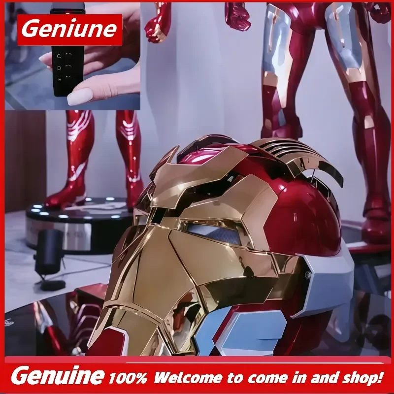 High Quality Iron Man Helmet Mk5 Mk7 Mk17 Mk50 Wearable Led Light Mask Cosplay Role Playing Collectible Gift For Adult - view 6