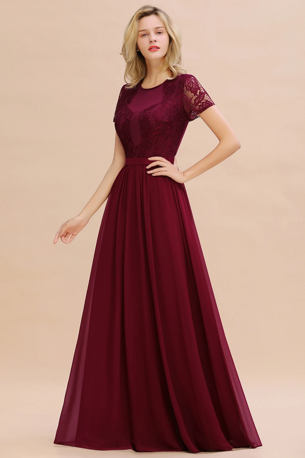 FATAPAESE Evening Party Maxi Dresses A-Line Lace Bridesmaid Dress For Women Elegant Wedding 2022  vestido largo robes de soirée