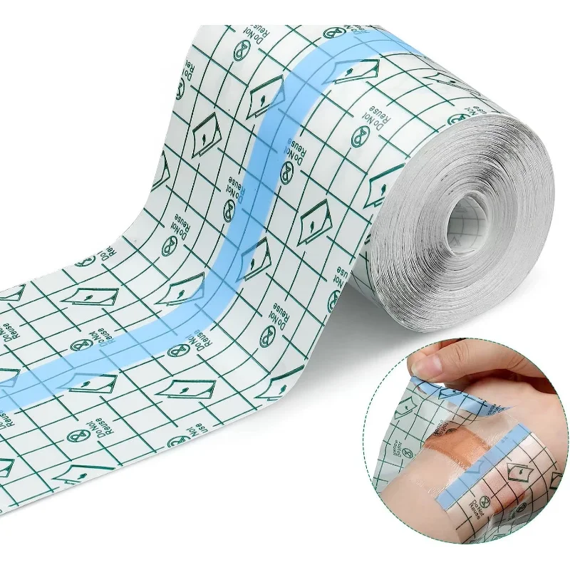 Transparent Dressing Adhesive Bandage Waterproof Clear Bandages Stretch Tape Tattoos Swimming Travel Outdoor Camp Emergency Kits