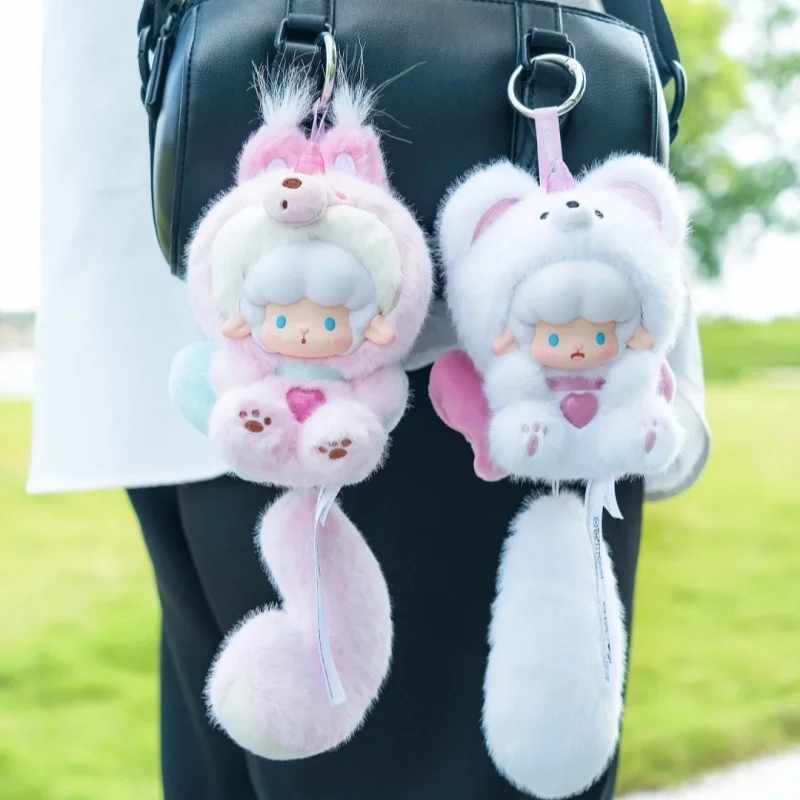 

Toptoy Roll Up Sheep Big Tail Animal Cute Series Blind Box Bag Pendant Decoration Doll Doll Female Halloween Birthday Gift