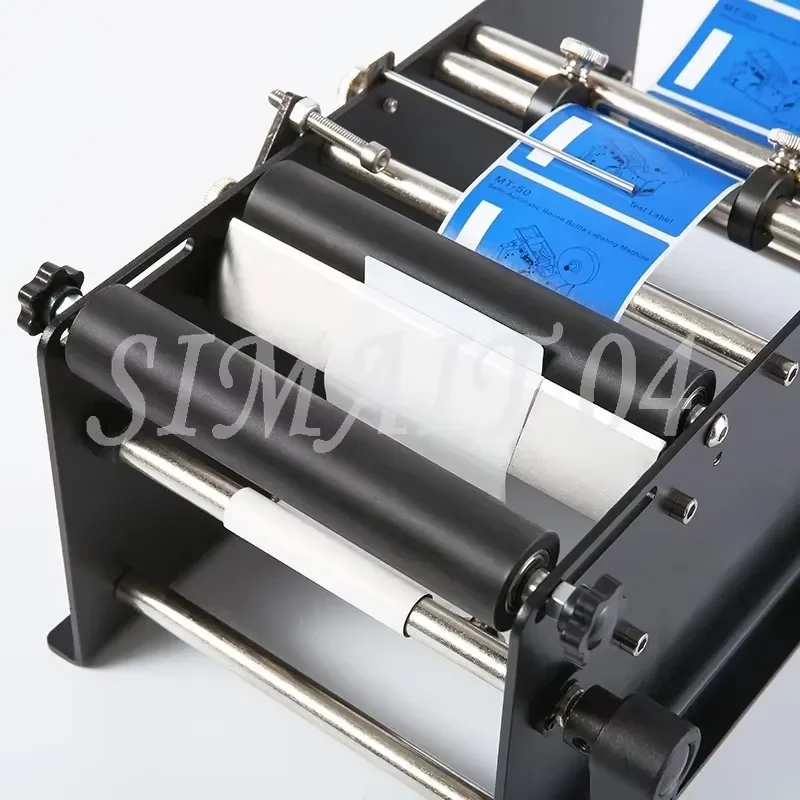 Labeling Machine, Round Bottle Labeling Machine, Small Desktop Manual Labeling, Self-adhesive Glass Bottle Plastic