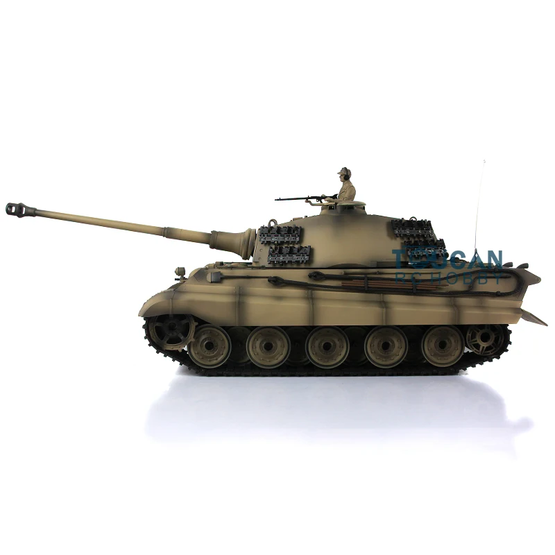 HENG LONG 1/16 7.0 Upgrade King Tiger RC Tank 3888A W/360 °   Samochód zdalnego sterowania Turret Barrel Recoil TH17568-SMT2