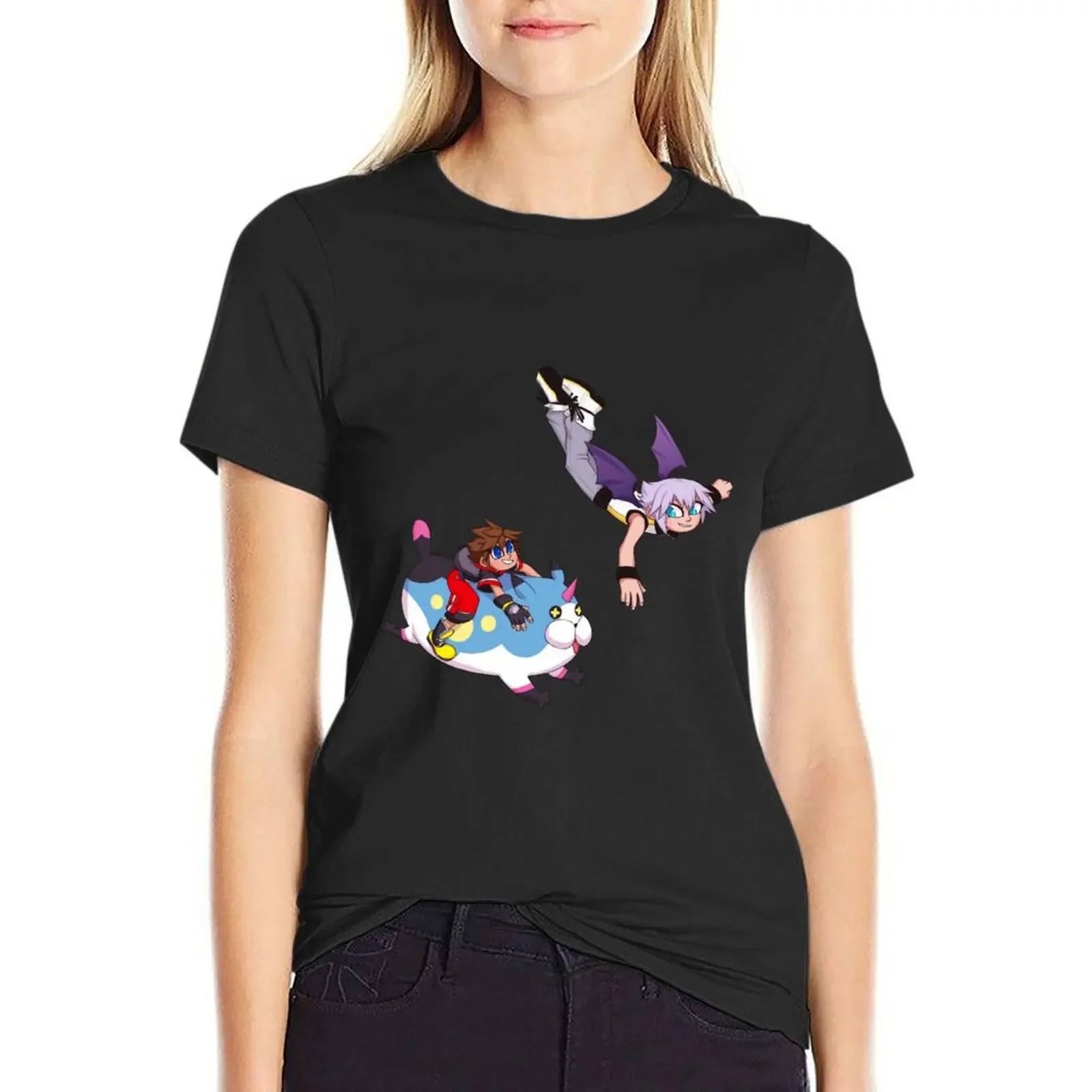 

Sora & Riku- Spirits T-Shirt shirts graphic tees vintage funnys Women's cotton t-shirt