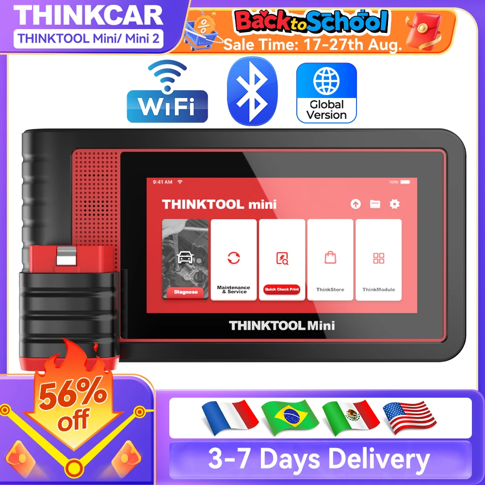 

THINKCAR Thinktool Mini/THINKTOOL Mini 2 OBD2 диагностический инструмент все системы диагностический автоматический сканер пожизненное бесплатное обновление