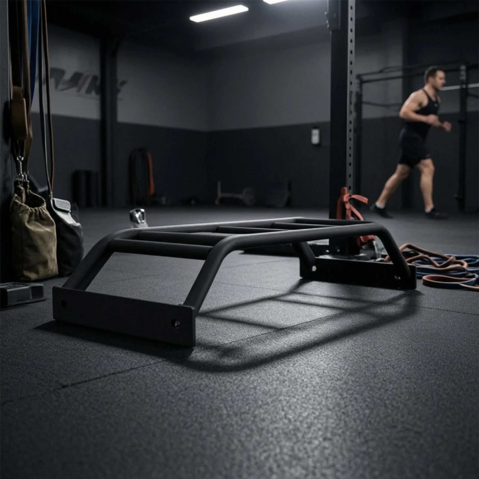 Home Gym Pull Up - Agarradera Trapezoidal Compacta para Barra con