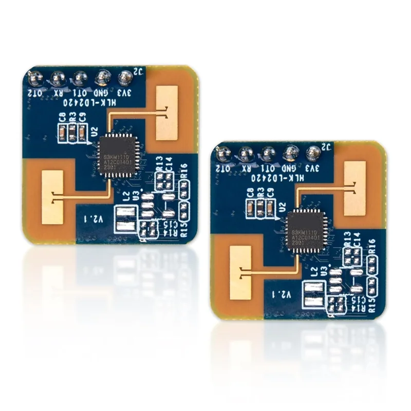 Módulo de detecção humana AAAF 2pcs Smart LD2420 24Ghz Mmwave Radar Módulo de sensor de presença e movimento humano