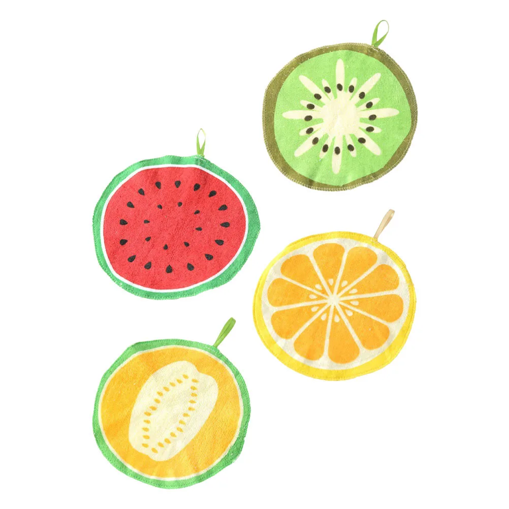 

4 шт., набор кухонных полотенец для рук, впитывающие легкие полотенца для рук, экологически чистые многоразовые салфетки для домашнего офиса