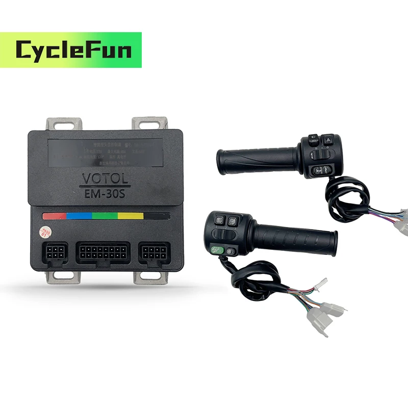 

EM30S 40A 500W-1.5KW VOTOL EM-30S Sine Wave ECU Controller Motherboard With USB And T08 Throttle For Electric Scooter Motorcycle
