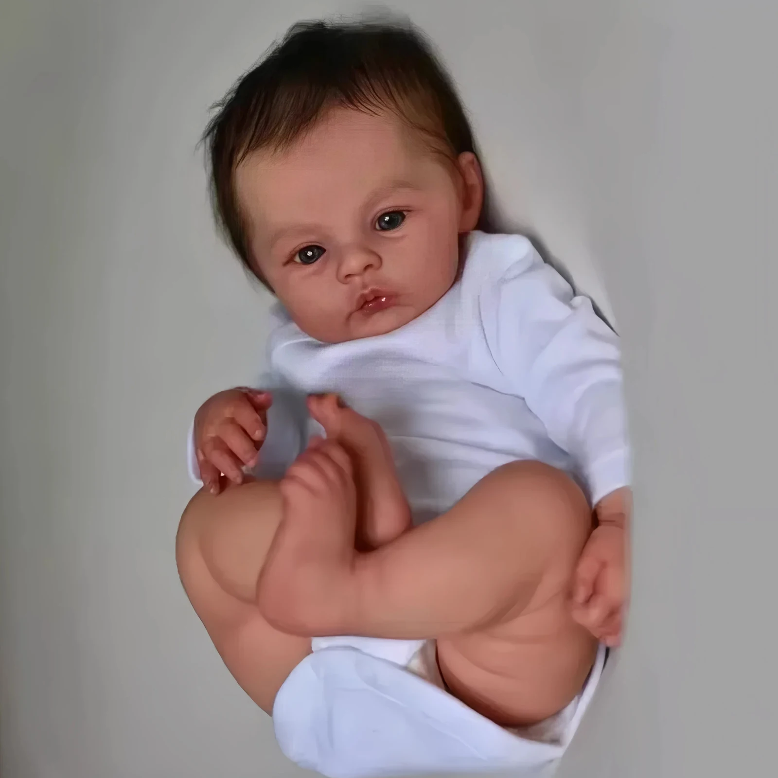 Muñeca realista de 18 "/45cm para niña Reborn, cuerpo completo de vinilo de silicona 3D pintada a mano, regalo para recién nacido, regalo de cumpleaños, regalo de Navidad