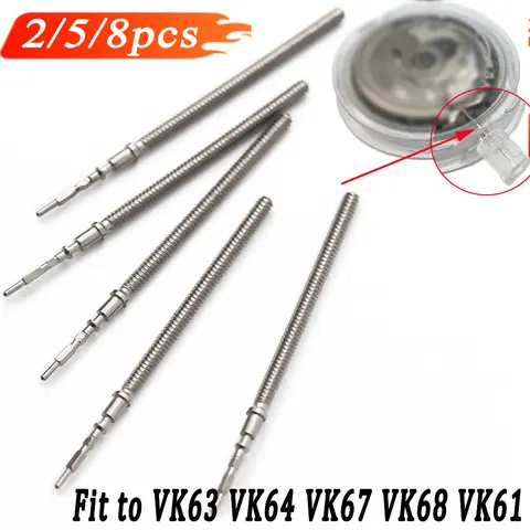 2/5/10pcs Genuine VK63A VK64 VK67 VK68 VK61 Stem Modification Replace Parts Tool Watch Repair Winding Stem Fit To Watch Movement