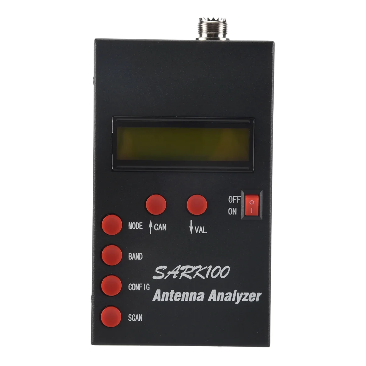 AAAF SARK100 Antenna Analyzer Meter 1-60MHz Shortwave SWR Antenna Analyzer with 1.0 to 9.99 SWR Usable Measurement Range