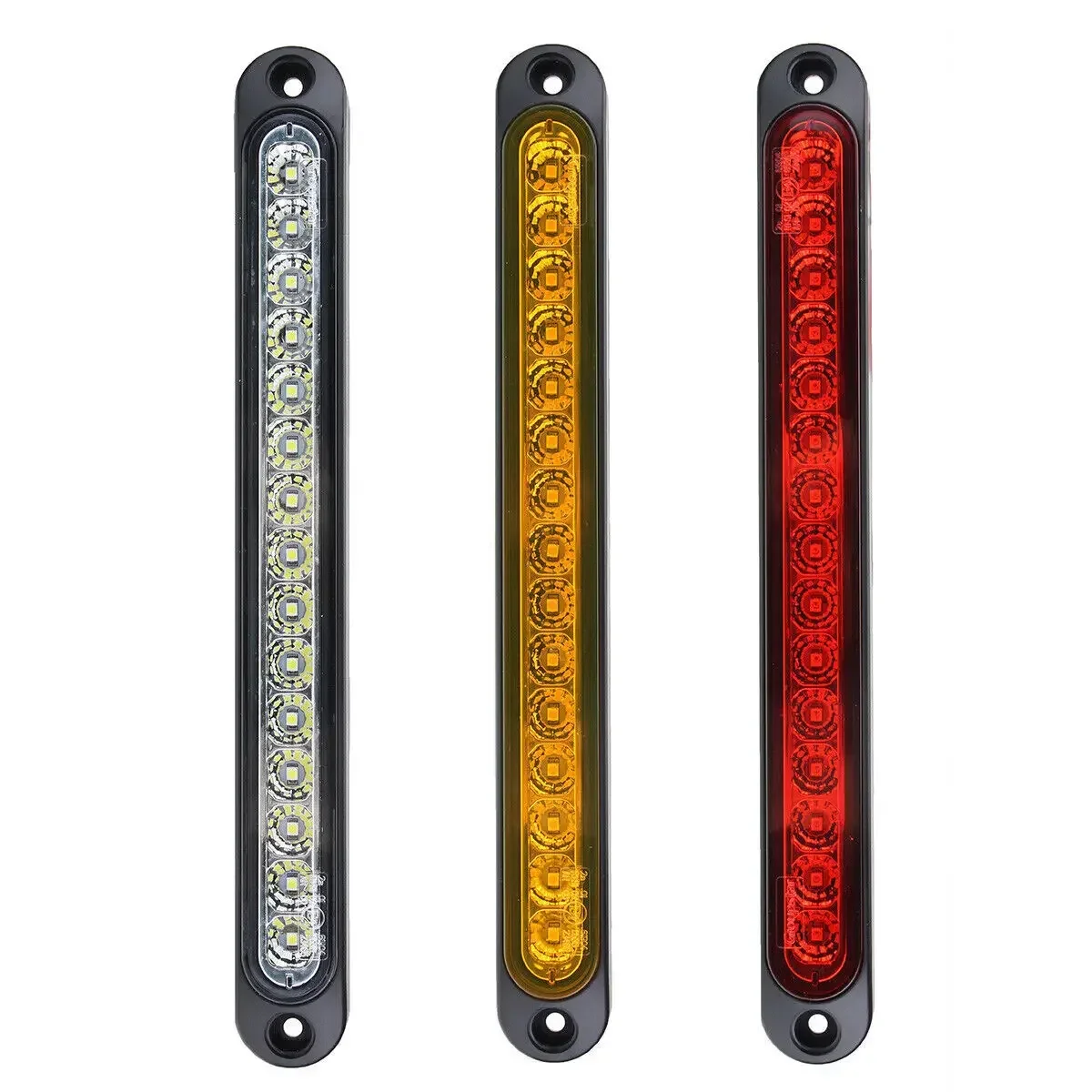 2PCS Turn Signals Lights 15 Led Flowing Water Blinker Indicator Tail Light for Car Motorcycle Side Marker Turn Lamp 12-24V